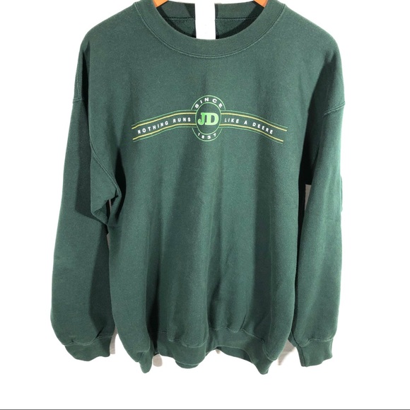 john deere crewneck sweatshirt